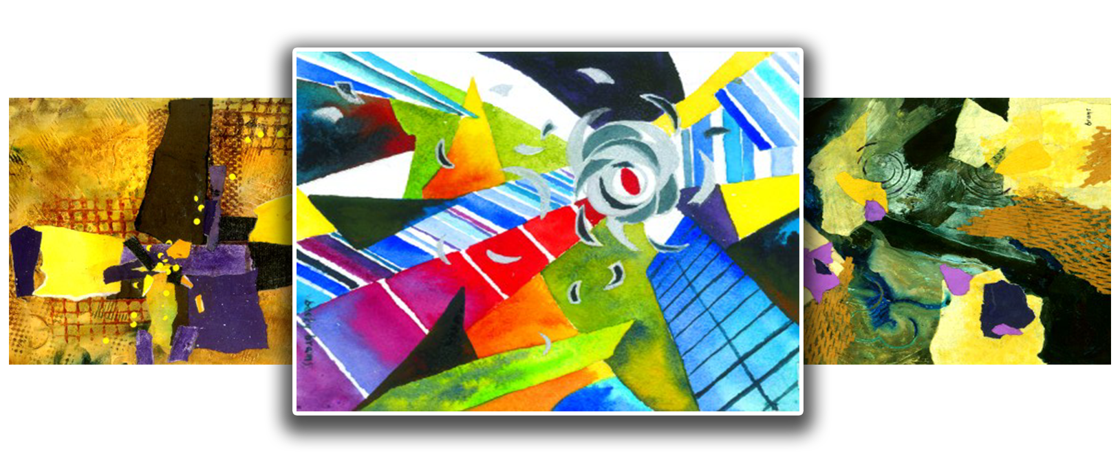 Mixed Color Abstract Painting
